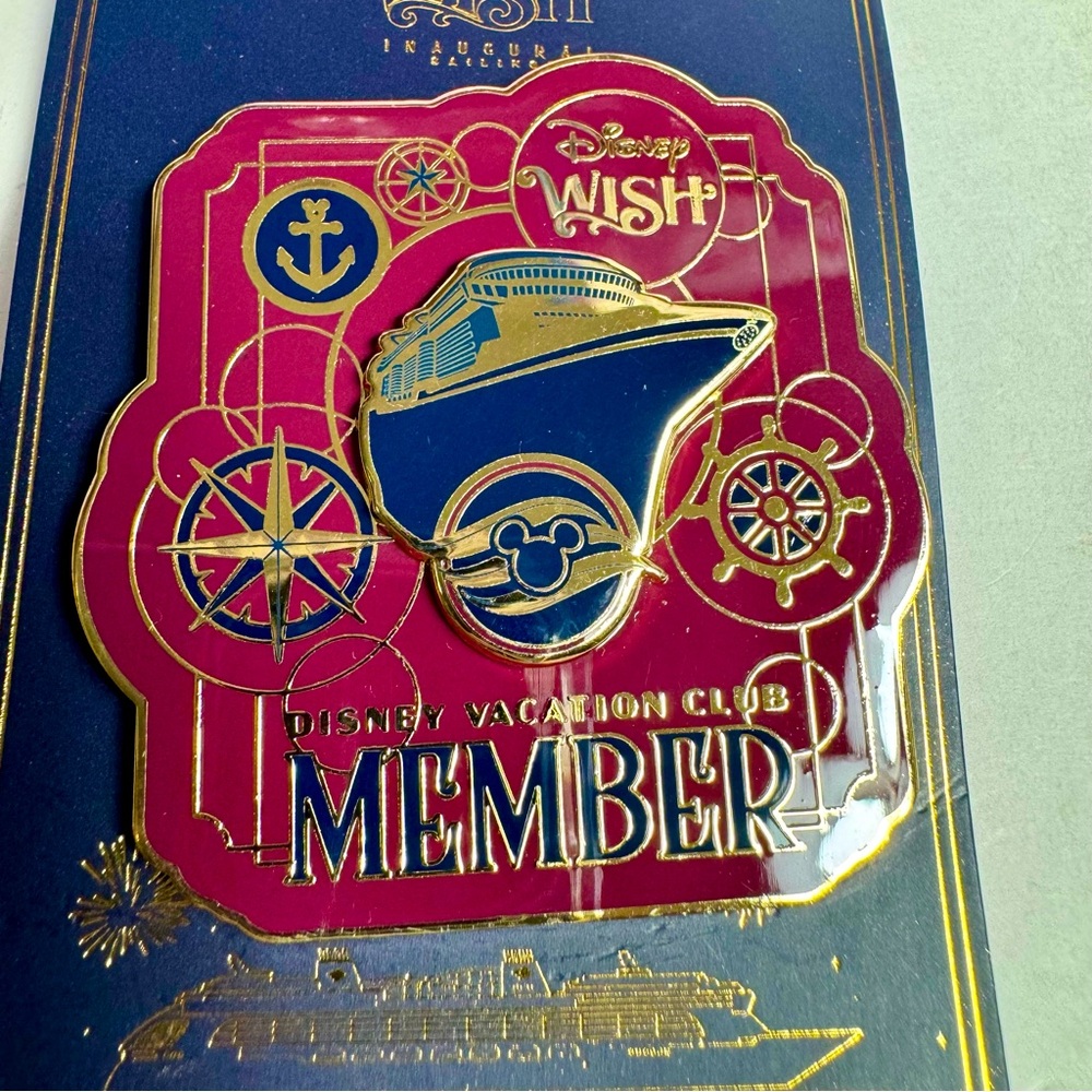 NWT. Disney parks wish cruise line ship pin. Cute and collectible authentic pin